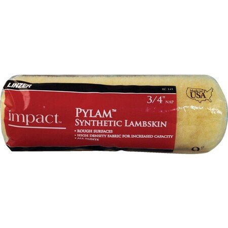 Linzer Linzer Impact 9 In. x 3/4 In. Pylam Synthetic Lambskin Roller Cover RC 145 0900
